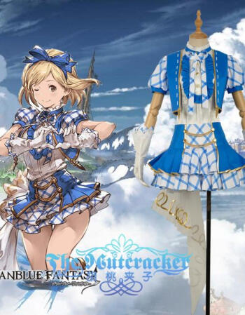 阿坡饵碧蓝幻想 djeeta 吉塔姬塔 偶像打歌服 cosplay 女xs 均码