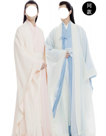 古装男宋朝公子服装书生秀才服 古代江南才子汉服 影视演出服戏服 白