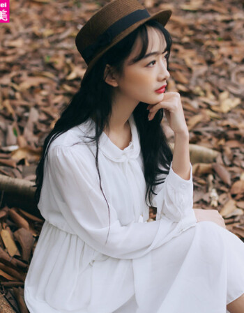 青少女气质仙女春夏及踝长裙女学生森系学院风小清新00后高中生初恋裙