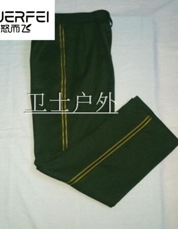 武警部队陆军军官夏常服夏单裤/夏常服单裤/制式橄榄绿单裤/新式消防