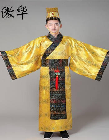 唐朝皇帝龙袍古代皇帝演出服小皇帝影视大王龙袍朝服太子男士男童袍服