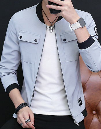 海澜之家经典男装男士外套韩版修身青年单衣成熟春装上衣帅气衣服春秋