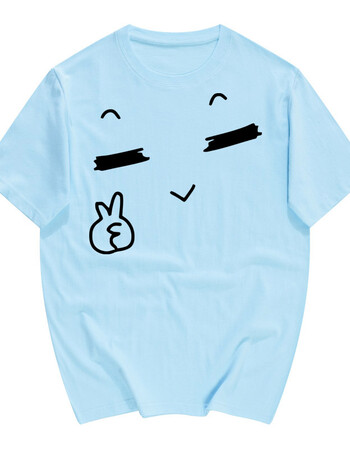 t恤男士搞笑金馆长表情包衣服逗比动漫周边恶搞王尼玛 胜利手势q版 天