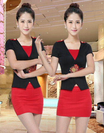 春夏装桑拿技师服酒店洗浴沐足工衣足疗足浴技师工作服短袖工装女