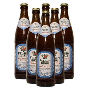 【京东商城】 德国菲森felsen brau 菲森白啤组合 500ml6瓶装【图片