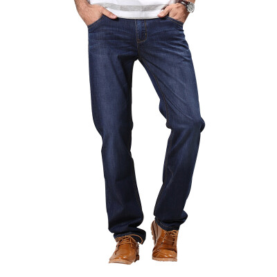 男士牛仔裤 蓝色 35(2尺7)