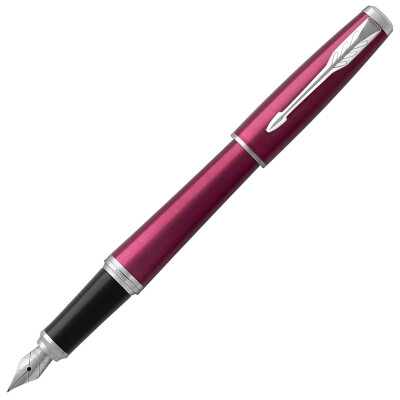 派克（PARKER）16款都市 粉紅白夾鋼筆 女士/墨水筆