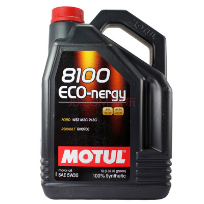 摩特（MOTUL ）润滑油 全合成汽油机油8100 Eco-nergy 5w30