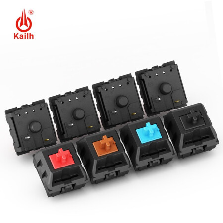 凯华 kailh box switch 凯华茶轴 机械键盘轴体 kt茶轴 37pcs装