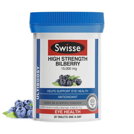 swisse 高浓度越橘片 30片 原装进口澳洲保健品 缓解眼部疲劳 明目