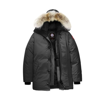 全球购 奢侈品 加拿大鹅(canada goose)新款男士羽绒服拉链纽扣