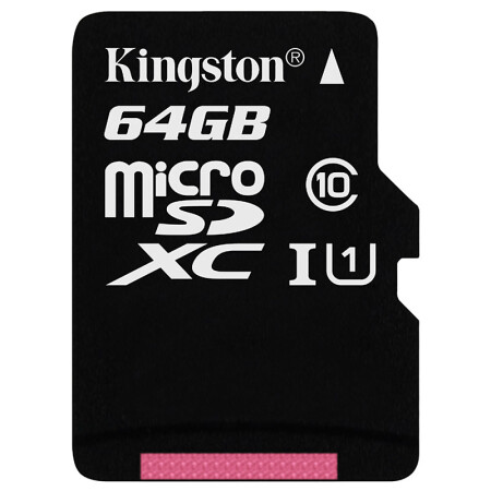 金士顿（Kingston）64GB 内存卡 高速行车记录仪 TF Class10 UHS-I 手机存储卡