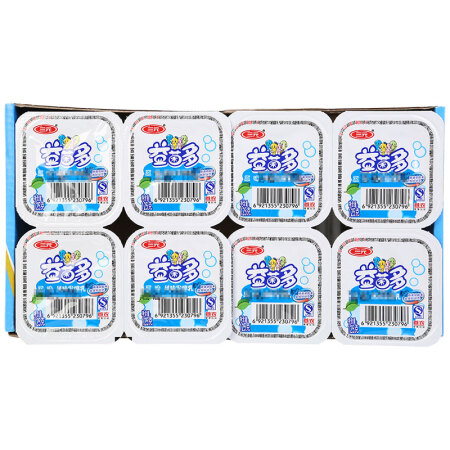 三元 益菌多 风味发酵乳 原味酸奶酸牛奶 125g*8(两件起售)