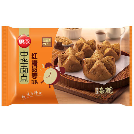 思念 中华面点 红糖燕麦馒头 420g (12只) 2件起售