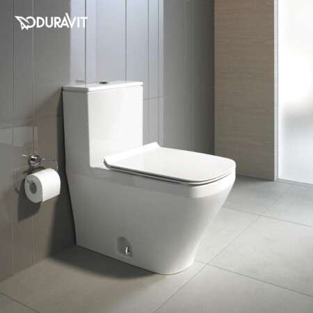 duravit 德立菲 杜拉维特马桶 样品215701 连体喷射虹吸式座便器 家用