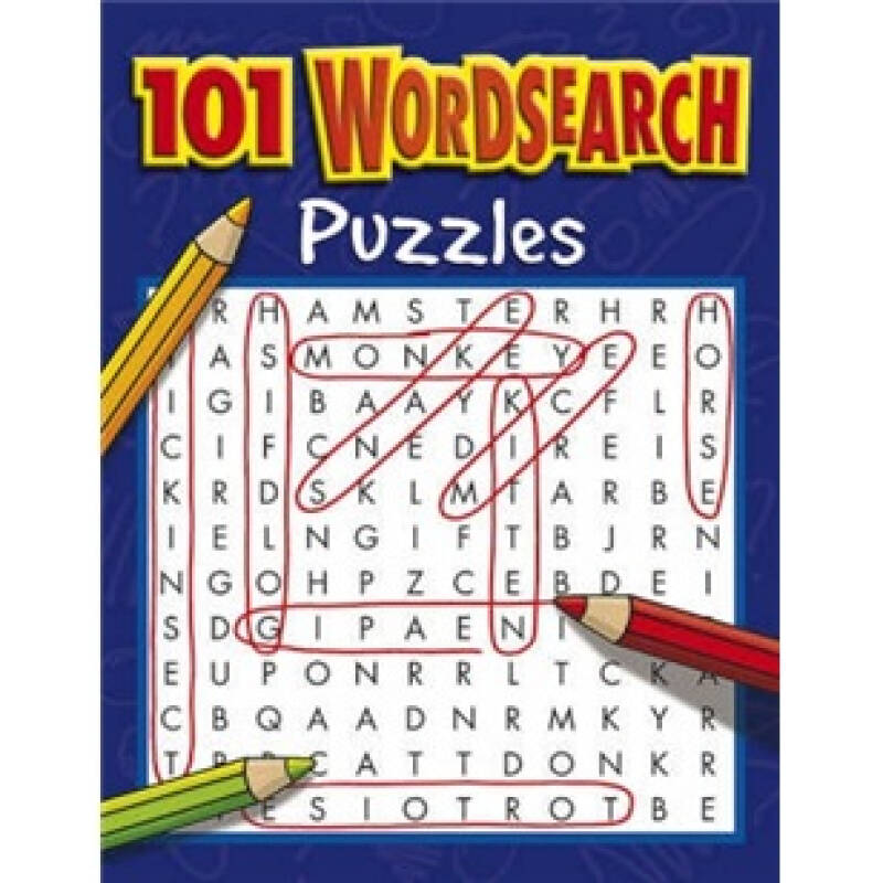 101 wordsearch puzzles[101个找单词游戏]