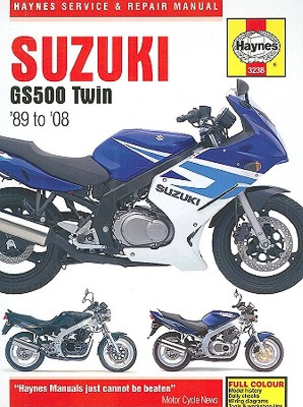 【预订】suzuki gs500 twin 1989-2008 service and