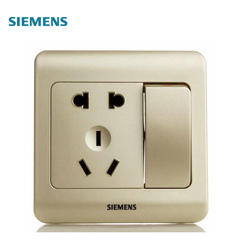 家装节 西门子开关插座面板 远景金棕5UB0 10