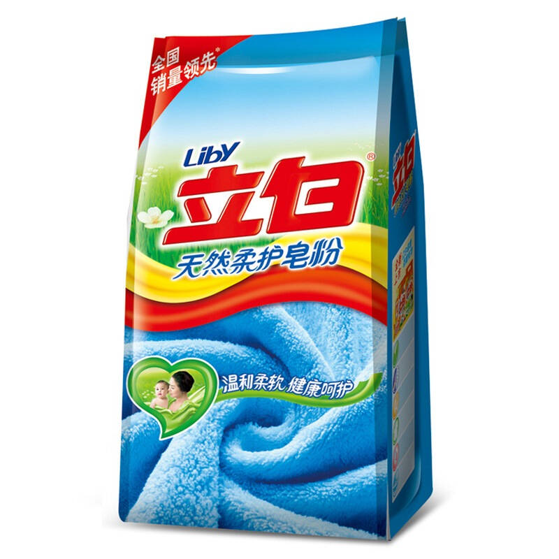 立白 天然柔护皂粉(自然清香)1.6kg/袋