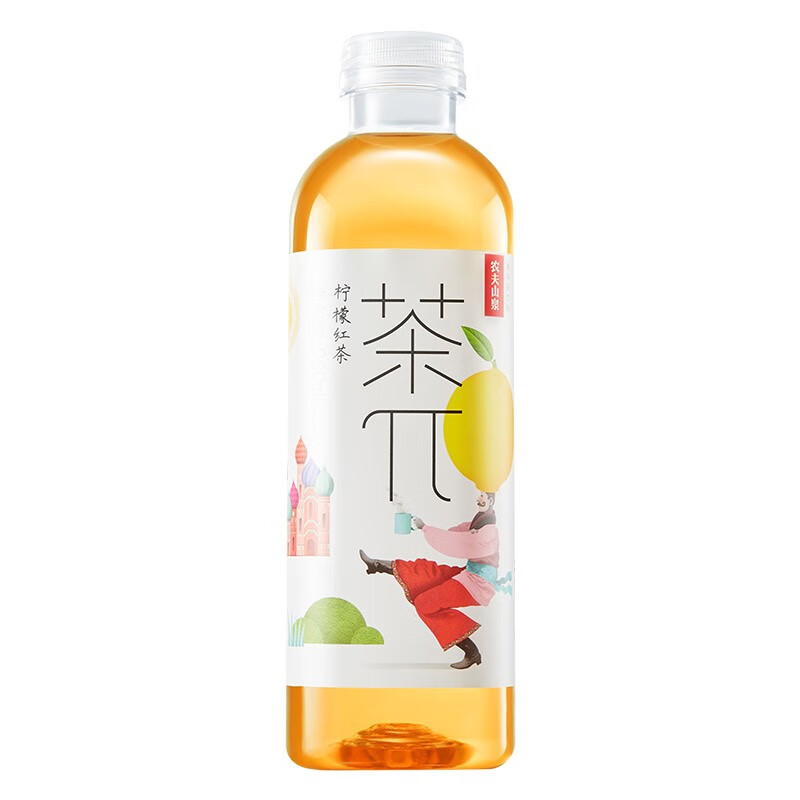 农夫山泉茶π茶派茶饮料柠檬红茶900ml12瓶整箱装3件