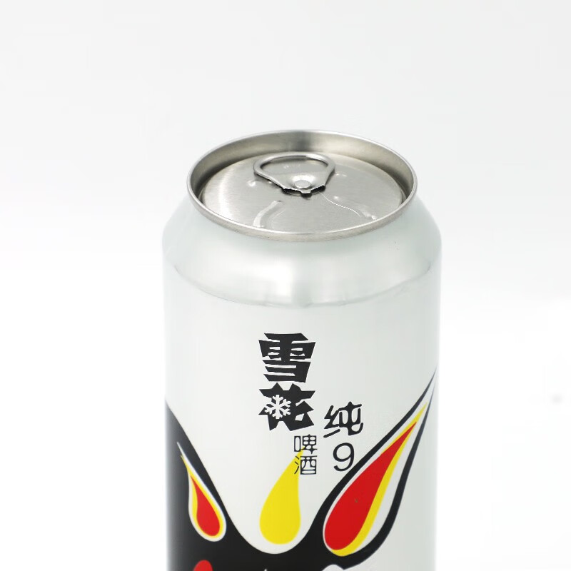 雪花啤酒9度纯500ml12听整箱