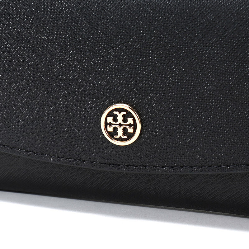 tory burch 托里·伯奇 奢侈品 tb钱包 robinson系列黑色牛皮女士手拿
