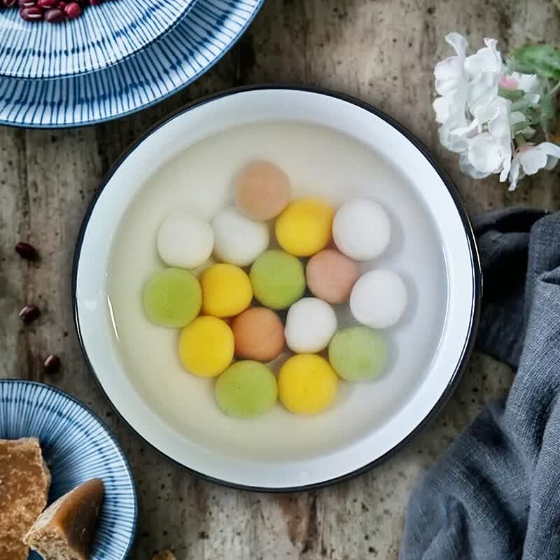 三全 炫彩小汤圆 四合一组合装 260g 52只早餐 点心 甜品