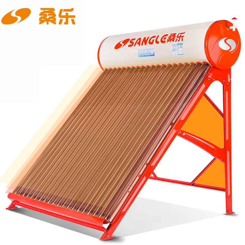 桑乐sangle云之家太阳能热水器家用全自动电热水器 配