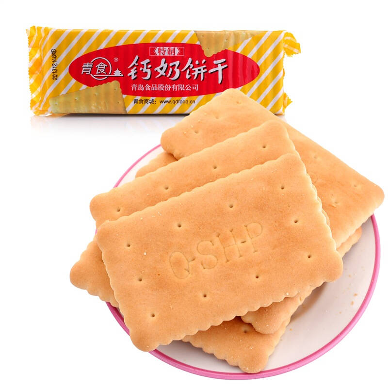 青食 特制钙奶饼干225g 早餐休闲零食【图片 价格  】