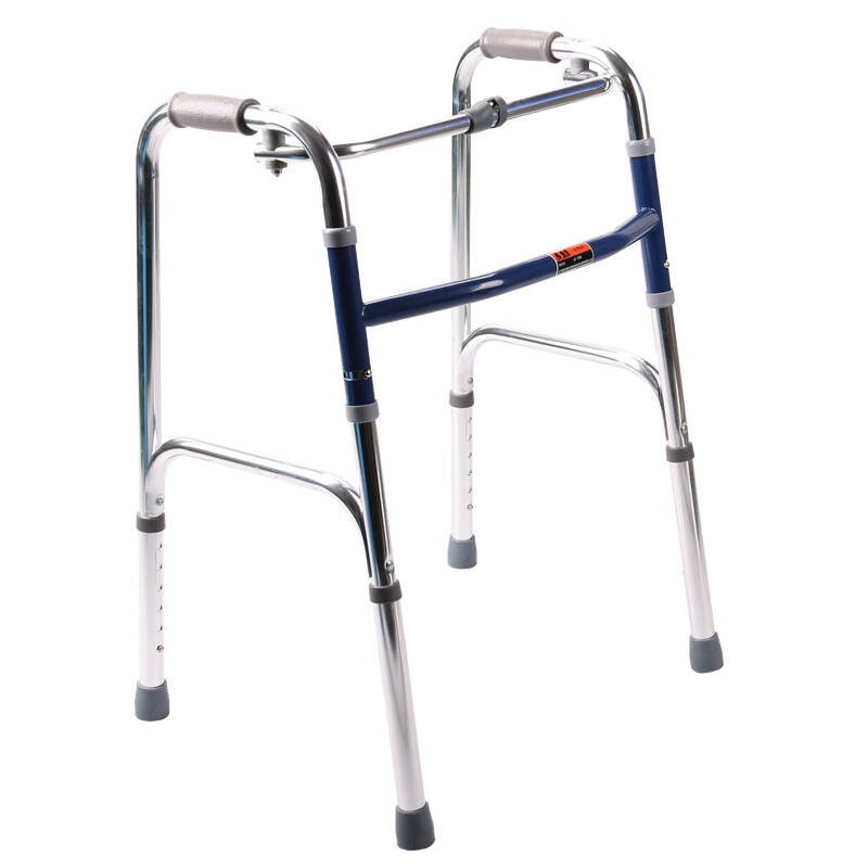 舒适康slz-203老人助行器 助步器铝合金可折叠 防滑,舒适,可调节高度