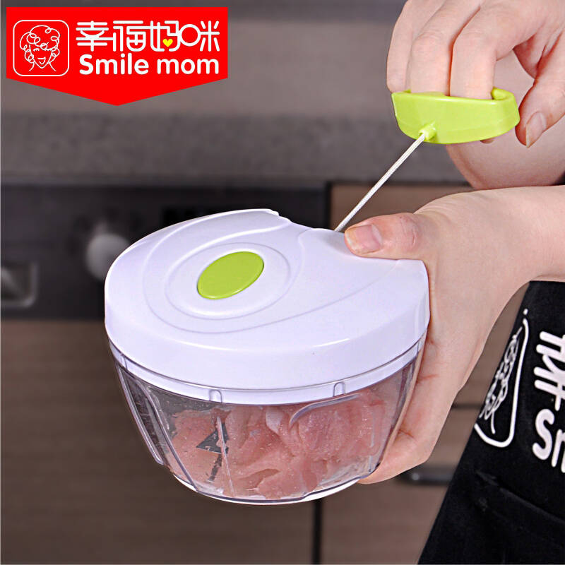 幸福妈咪 多功能切菜器 手拉切菜品 家用手动绞肉机绞