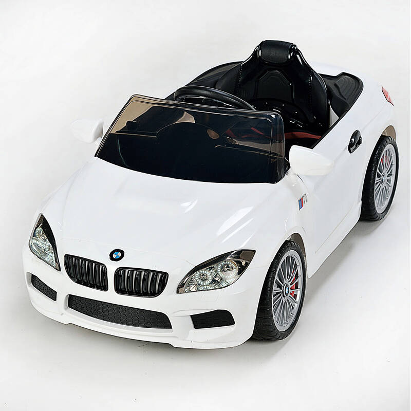 新款宝马M6儿童电动车四轮玩具汽车双驱安全