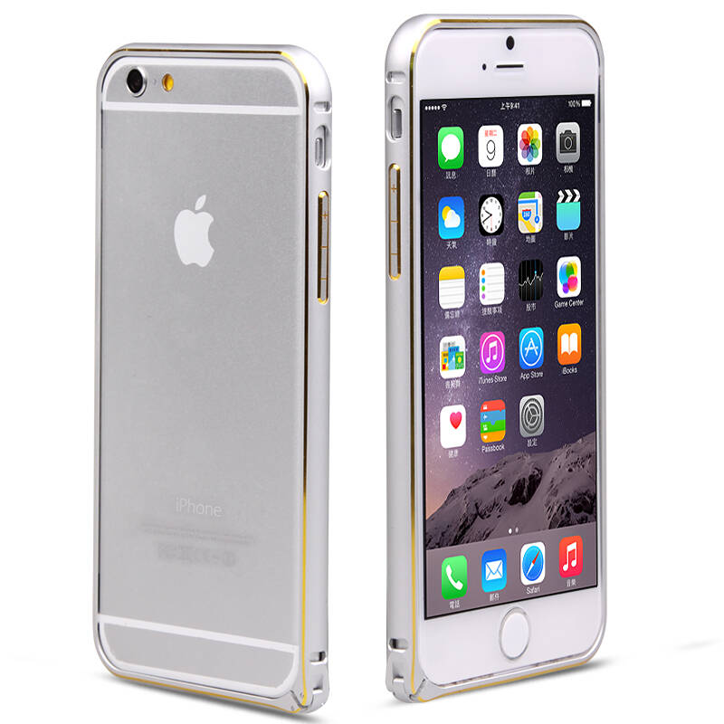 DELife 手机边框壳 适用于苹果iPhone 6 银色