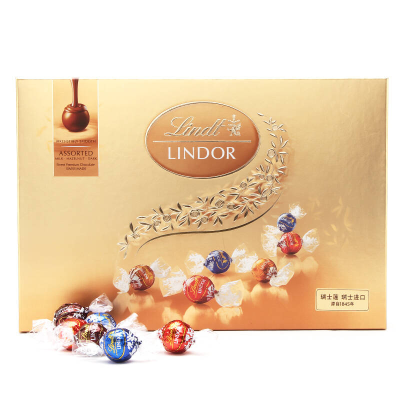 lindt/瑞士莲瑞士进口软心精选巧克力礼盒22粒装礼盒2