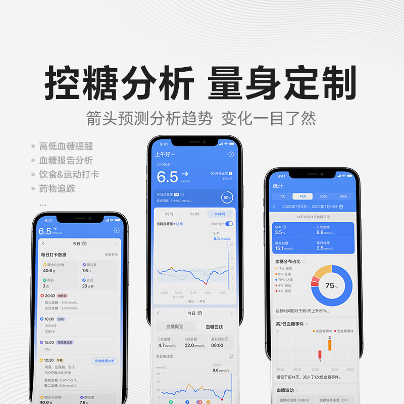 欧态M8 4盒动态血糖仪图片