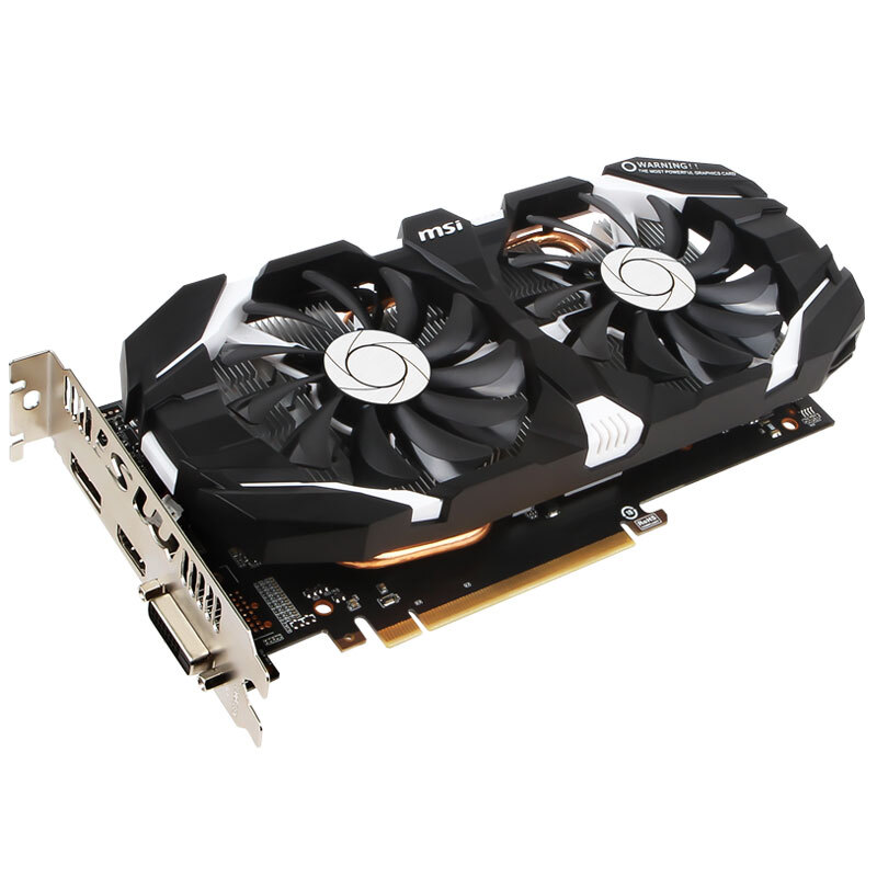 微星(msi)geforce gtx 1060 飙风 3g 1759-1544mhz gddr5 192bit pci