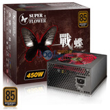 �񻪣�SUPER FLOWER��ս��450W��Դ���450W/����ʽPFC/Ч�ܴ�85%/��������
