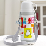 MIFFY米菲400ML 抽真空学生水壶MF-3401灰色
