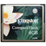 ��ʿ�٣�Kingston��4G CF�洢��(CF/4GB��