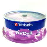 ������Verbatim��DVD+R 16�� 4.7G ������ϵ�� 25ƬͰװ ��¼��