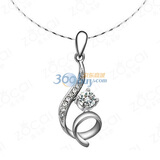 ������ZOCAI 18K�׽�22�ָ�Ʒ����Ȼ��ʯ��Ů���׹�������� ���