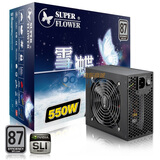�񻪣�SUPER FLOWER��ѩ��550 SF-550P14XP��BK����Դ��֧�ֱ�����/����ʽPFC/12CMҺѹ����/������ѹ��