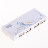 ���kawau�� H208 USB2.0 HUB 4�ڸ�����չ������ ��ɫ(����USB�� �ʼǱ�ר��)