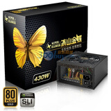 �񻪣�SUPER FLOWER����ɽ���430 ��Դ���430W/80PLUS����/120MM����������/����ʽPFC��
