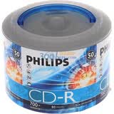 �����֣�PHILIPS��CD-R 52�� 700MB ����Թ�Ͱ Ͱװ50Ƭ ��¼��