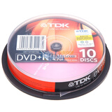 TDK DVD+R 16�� 4.7GB ����ϵ�� ��ɫ 10ƬͰװ ��¼��
