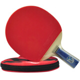 红双喜 乒乓球拍 x1006 1星级 直拍双面反胶 弧圈结合快攻 加厚底板