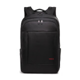 泰格奴（tigernu）新款双肩背包旅行包学生书包商务笔记本电脑包15.6吋运动包休闲包 黑色标准版
