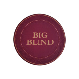 游戏大陆（gameland） 德州陶瓷庄码大盲小盲组合 德州扑克配件手感好 GL203 43mm陶瓷大盲