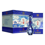红星二锅头白酒 （新版）蓝花瓷瓶清香型 52度蓝花十五 500ML*6瓶